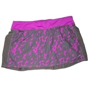 C9 by Champion Skort Skirt Gray and Purple Athletic Size Large